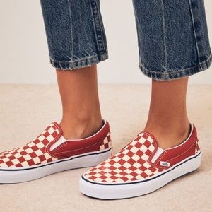 VANS Checkered Slip Ons